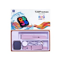 Smartwatch T20 Pro Max With 2 Straps 2.09" (Call Version) Pink Smartwatch T20 Pro Max With 2 Straps 2.09" (Call Version) Pink